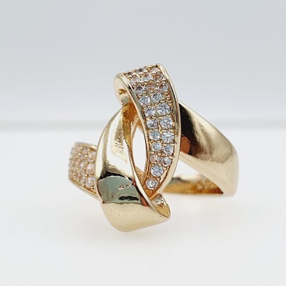 Latest New Knot Shaped Lovely Gold Plated Ring for Women, FB16FA1009 - Picture 6 of 6